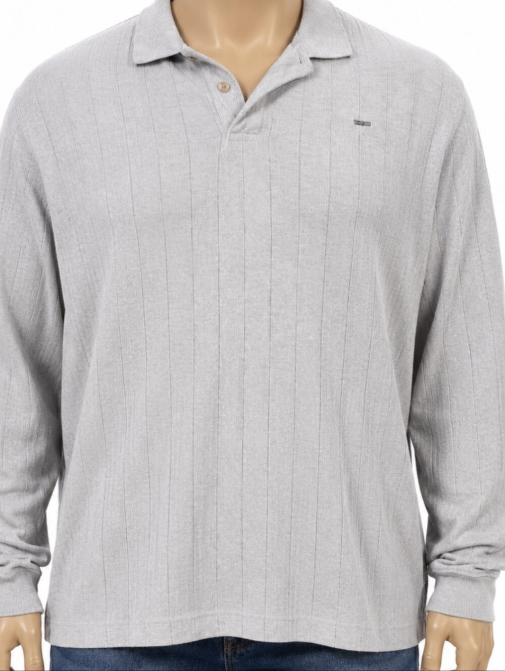 “Alexander Julian Colours Men’s L Polo Shirt Tan Party Boho Date Night Y2K [1C
